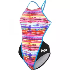 Accesoriu pentru înot AquaLung Costum baie dame DOMINIO Black Blue 40