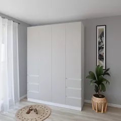 Dulap Smartex (15929) N17 160cm Kashemir+Alb