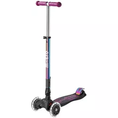 Trotinetă Micro MMD405 Trotineta Maxi Deluxe Foldable LED Neochrome Purple
