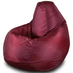 Fotoliu BeanBag BeanBag BM6053, Груша из Оксфорда 300D, L, бордовый цвет