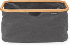 Coș pentru rufe Brabantia 23 27 25 Linn 40L, Pepper Black, Foldable