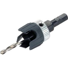 Сверло Wolfcraft 2544000 Burghiu pentru gaurire preliminara cu zencuitorsi si opritor de adâncime