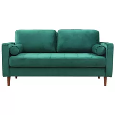 Canapea Trendy Roma Verde, 90x70x175cm (2 locuri)