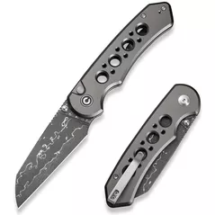 Нож походный Civivi C24067-DS1 Pragma Prime, mâner aluminiu, Button Lock