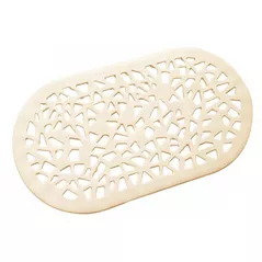 Covoraș de baie Bisk 06762 antiderapant, 68x39, bej, GRENADA