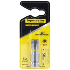 Набор головок, бит, насадок Topmaster 338716 биты Torx T30
