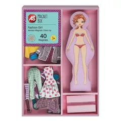 Jucărie As Kids 1029-64053 AS Joc cu magneti Imbraca Fetita, 53835