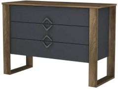 Комод Trendy Bumerang, NucAntracit, 110x76x45cm (GTR005842)