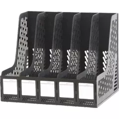 Suport pentru documente Deli DLE9838-02 Suport documente Quali A4, 5 compart., negru