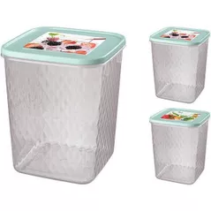 Контейнер для хранения пищи Бытпласт 45592 Контейнер хранение/заморозка Phibo Кристалл 2.3l, 14x14x17