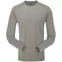 Îmbrăcăminte sport Rab Tricou barbati Syncrino Base LS Tee Stone L (QBL-32-STN-LRG)
