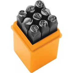 Набор ручных инструментов Tolsen Set 9 punctatoare cifre 6mm (25097)