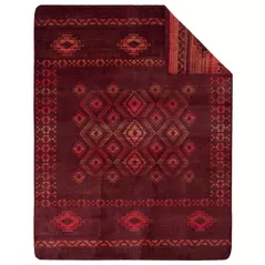 Cuvertură Ibena 2750/400 220x260 Jaquard Decke Gaya Red