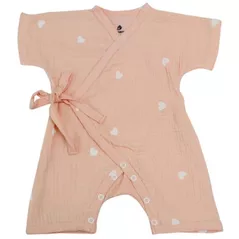 Haine pentru copii Minikin 22301480 Bon Voyage Кимоно р-р80, белый розовый, девочка