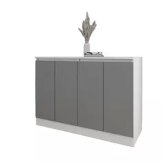Comodă Smartex (16468) Т8 160cm Alb+Grafit