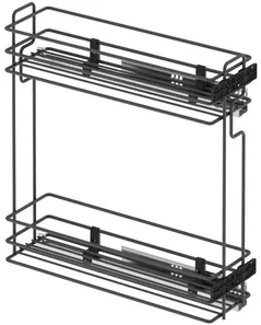 Фурнитура для мебели Starax Cargo 200мм антр пз ч/в R S-2423-A