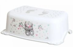 Детский горшок Bisk 08320 Taburet inaltator pentru copii Ursulet, antiderapant, gri