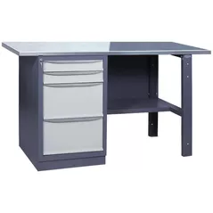 Scule electrice staționare УХЛ-МАШ 21 2М2Б О Верстак рабочий 120см (1 тумба, 4 ящика) столешница оцинковка 2мм