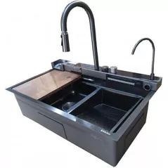 Мойка кухонная Backer Top 750-46063 Nano Black