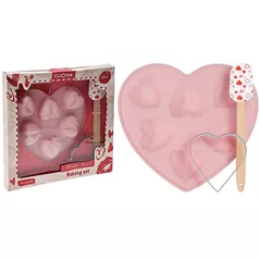 Formă de copt Cucina 32308 Set Sf.Valentin, 3buc