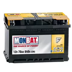 Acumulator auto Monbat 6ST-70 Start F JIS (Polaritate negativa) 560 A (260*170*220 mm)