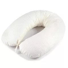 Подушка для мам PernaMea Perna pentru gravide forma-V, Bulina Ivory (PM.100270/2)