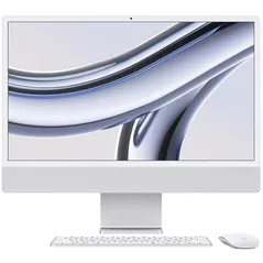 Компьютер моноблок Apple iMac 24" Retina 4.5K M3 8c/10g 256GB Silver MQRJ3