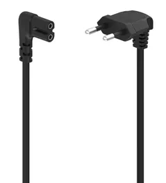 Cablu pentru AV Hama 223284 Power Cable Angled Bi Sides Euro Plug AC C7 3m