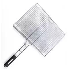 Produs pentru picnic Grill Master Plasa pentru gratar Premium 40 x 30 cu maner (16027-21)