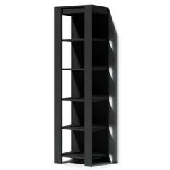 Офисный стеллаж Fabrik Home Belfort (550x1970x420) Черный ясень