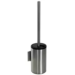 Perie WC Bisk 07964 de perete cu capac MASTER LINE satin/nichel