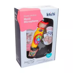 Jucărie muzicală Kaichi KAYDIG025K3399 Микрофон запись/муз/свет Pink