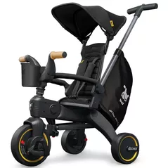 Bicicletă-cărucior Doona Liki Trike S5 Nitro Black