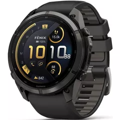 Смарт часы Garmin Fenix 9 Pro, 51mm, inReach, CbnGyDLCTi, Bk/PblBd (010-04337-11)