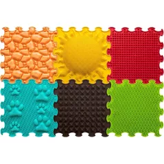 Covoraș de joacă Ortoto OTO-S-SGN Ortopedic-Puzzle Sunshine garden