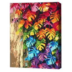 Картина по номерам BrushMe RBS32082FC 30x40сm (fără cutie) Frunze colorate