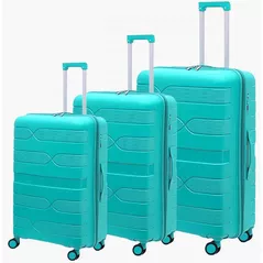 Valiză Bags Set Travel Aqua Green