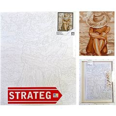 Картина по номерам Strateg 57265 Relaxare la plaja 40x50cm
