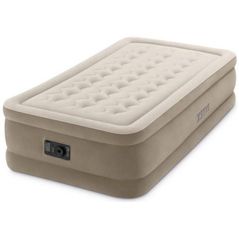 Saltea gonflabilă Intex 64426 Pat gonflabil “Velur Ultra Plush” 99х191х46 cm cu pompă încorporată 220V, până la 136 kg