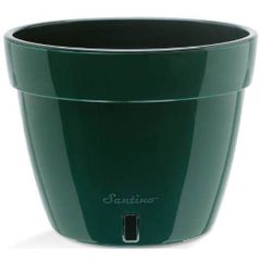 Ghiveci pentru flori Santino Asti (12.0L, Verde/Negru)