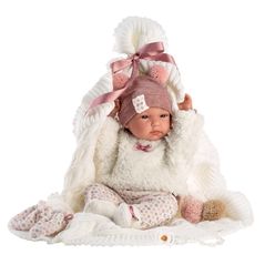 Păpușă Llorens 63576 Recien Nacida Bimba 35 cm Toquilla Invierno