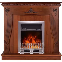 Камин электрический ArtFlame Napoli & Galileo Silver, 1035x1100x300 mm, Nuc inchis
