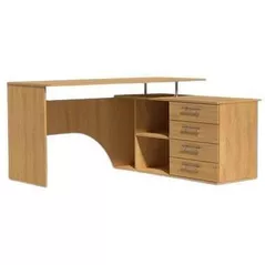 Masă de birou Fabrik Home СК-01 правый дуб каменный