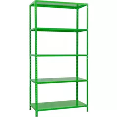 Raft de depozitare УХЛ-МАШ МС-З 1970x1000х400 Стеллаж модульный (5 полок) Зелённый