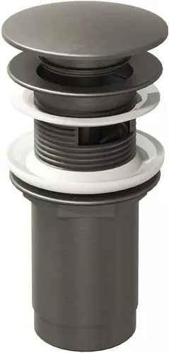 Ventil click-clack Ravak Quick Clac lavoar cu preaplin Graphite brushed X03048