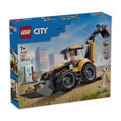 Set de construcție Lego 60480 Yellow Backhoe Loader