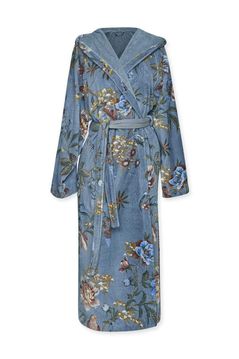 Textile de casă Pip Studio 320921 Secret Garden Bathrobe Blue XXL