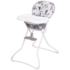 Стульчик для кормления Graco Snack N Stow Patchwork Grey