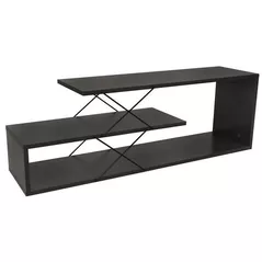 Comodă TV Trendy Zigzag, Antracit 120x40x30cm