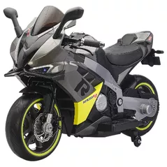 Mașină electrică pentru copii Richi (78962) Motocicleta gri pe acumulator pentru copii (9002)